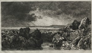 The Black Rocks Near Trouville