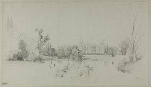 Park of M. de Rothschild at Ferrières by Maxime Lalanne
