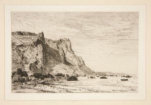 Beach of Black Cows at Villiers (Calvados) by Maxime Lalanne