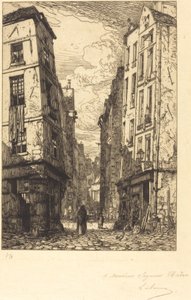 Street of the Marmousets (District of the City, Old Paris)