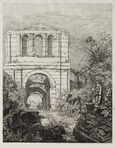 Ruins of the Palais Gallien in Bordeaux by Maxime Lalanne