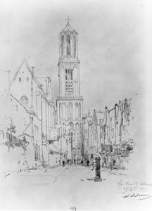 The Tower of Utrecht by Maxime Lalanne
