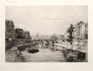 Vue prise du Pont S. Michel