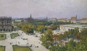 View of the Ring towards the Town Hall and Parliament