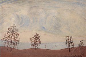 Landscape with Trees