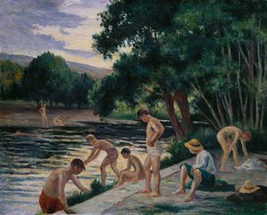 Bathers on the Banks of the Cure