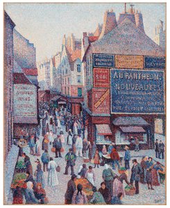 La Rue Mouffetard by Maximilien Luce