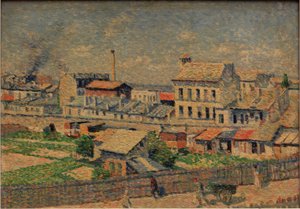 Damrémont Street in Montmartre by Maximilien Luce