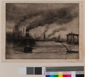 Port of Rotterdam by Maximilien Luce