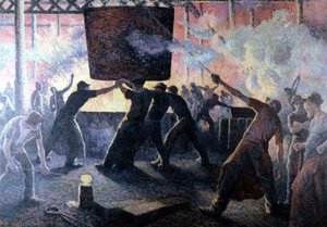 The Foundry by Maximilien Luce