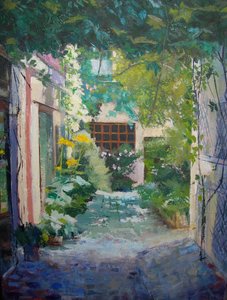 Secret Garden Path by Maxine Shore
