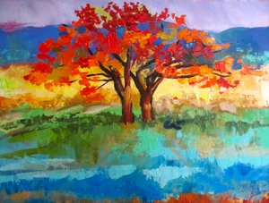 Vibrant Autumn Trees