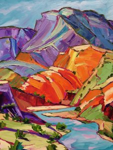 Vibrant Canyon River