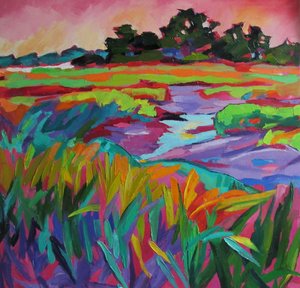 Vibrant Marsh Landscape