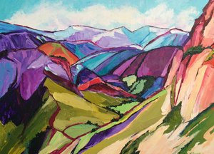 Vibrant Mountain Landscape