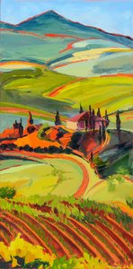 Vibrant Tuscan Landscape