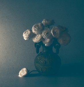Classic Ranunculus Still Life by May G