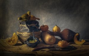 Moody Autumn Harvest by May G