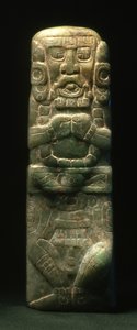 Statuette Placed in Dedication Down the Hieroglyphic Stairway, Copan, Late Classic Period (600-900) by Mayan