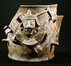 Incense burner, from Iximche, Guatemala by Mayan Mayan