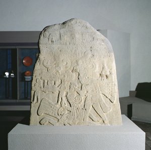 Stele 21 from Izapa, Chiapas, Mexico, Early Classic Period (300-600 AD) by Mayan Mayan