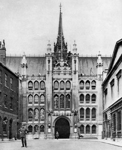 Gateway of the Guildhall, London