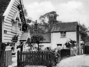 Timber Cottages by Hadley Green, London by McLeish