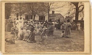 Refugee Camp, Bullard Plantation, 1864 (photo) by McPherson & Oliver