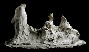 Conversation in a Garden by Medardo Rosso