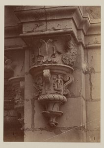 Château de Chambord: Niches and Corbels, Interior of the Lantern by Mederic Mieusement
