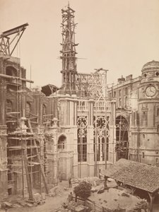 Restoration of Sainte Chapelle by Mederic Mieusement