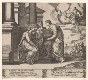 Psyche Visited by Her Sisters (Story of Cupid and Psyche)