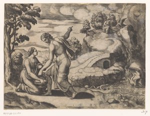 Venus Sends Psyche to a Spring Guarded by Dragons