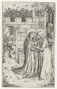 The Visitation by Meester van het Amsterdamse Kabinet