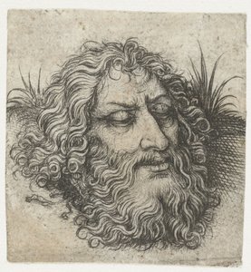The Head of John the Baptist or Goliath by Meester van het Amsterdamse Kabinet