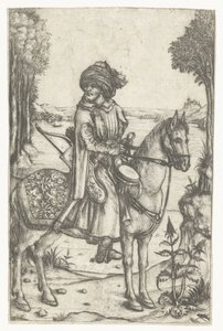 Turkish Rider by Meester van het Amsterdamse Kabinet