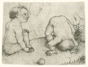Two Playing Children