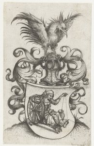 Coat of Arms with Old Twining Woman