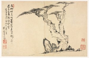 Landscapes in Various Styles after Old Masters by Mei Qing