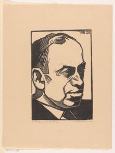 Portrait of Eliazer Polak by Meijer Bleekrode (signed by artist)