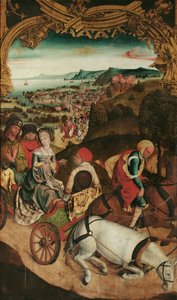 Flight of Saints Cantius, Cantianus, and Cantianilla (Inside); Christ on the Mount of Olives (Outside)