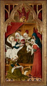 Birth of Mary by Meister von Schloss Lichtenstein