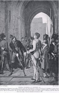 General Daumesnil at Vincennes, illustration from 