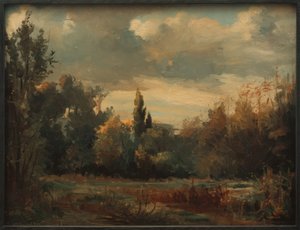 Berlin Park Landscape by Melchior Lechter