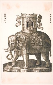 Emblem of the Elephant Order by Melchior Lorck