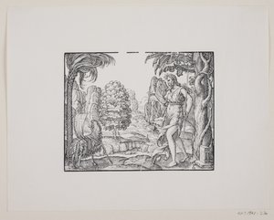 John the Baptist in the Desert by Melchior Lorck