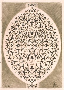 Oval Arabesque by Melchior Lorck