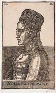 Portrait of a Sultaness, Profile to the Left: ACHADA SOLTANE