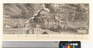 The Suleimanyie Mosque, Seen from North East by Melchior Lorck