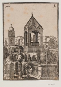 Turkish Graves by Melchior Lorck